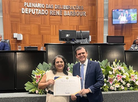 Presidente da Associação dos Bons Amigos é homenageada com Moção de Aplausos pela Assembleia Legislativa de Mato Grosso