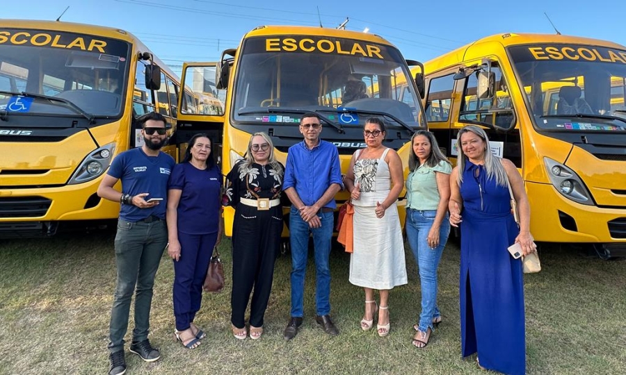 Avanço na Educação: Rosário Oeste Recebe Ônibus Escolares Modernos do Governo de MT