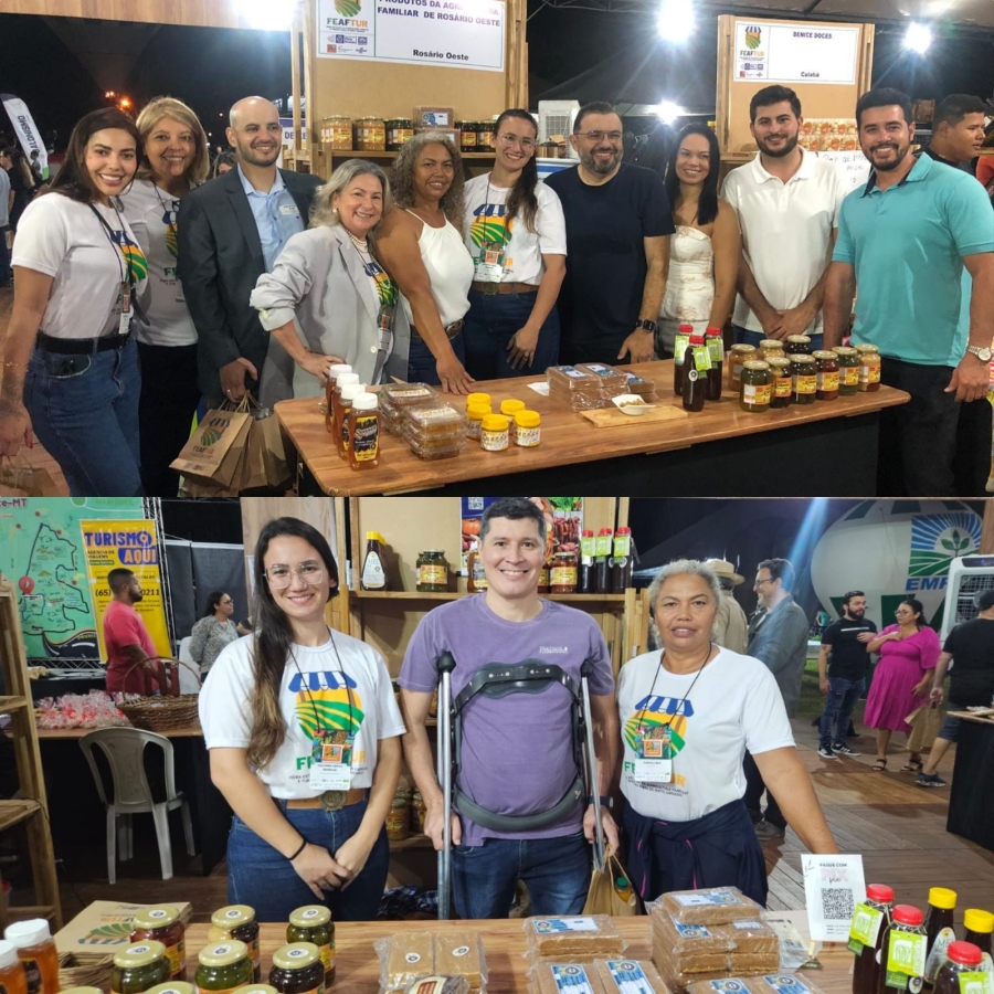 Rosário Oeste Participa da Feira Estadual da Agricultura Familiar e Turismo Rural durante a FIT Pantanal 2024