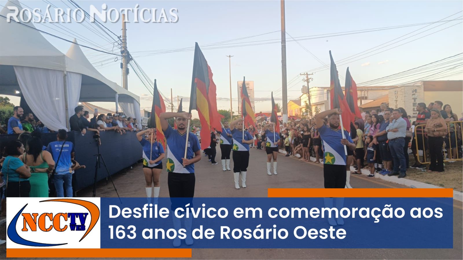 Cobertura fotográfica do Desfile Cívico em comemoração aos 163 anos de Rosário Oeste