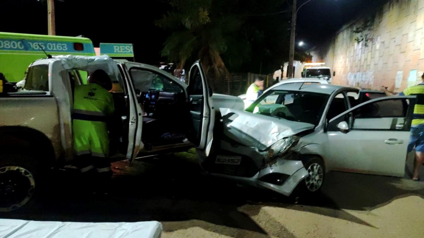 Condutor embriagado provocou acidente próximo ao viaduto em Rosário Oeste