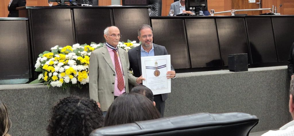 Presidente do Sindjor-MT, Itamar Perenha, é homenageado na Assembleia Legislativa com a Comenda Marechal Cândido Rondon
