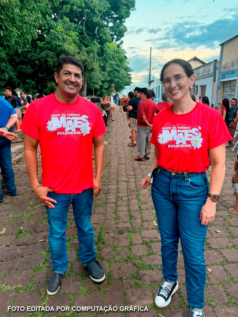 Vice-prefeita Juliana Nunes mobiliza comércio e amigos em homenagem histórica às mães rosarienses