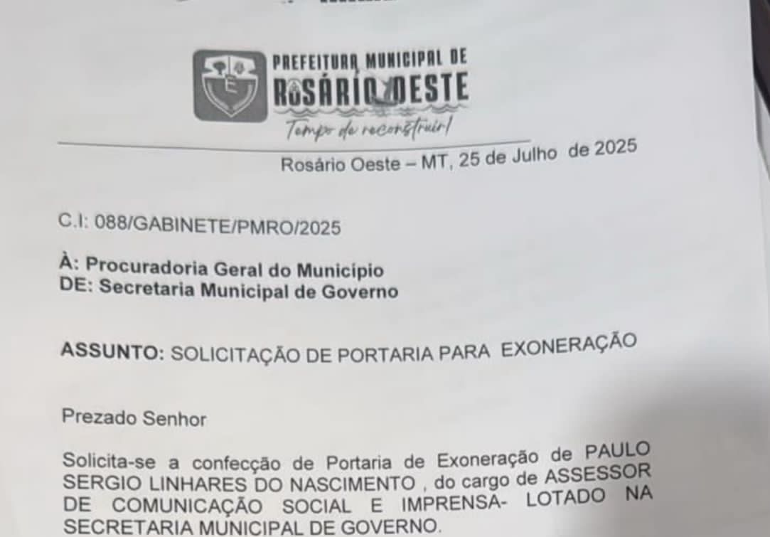 Caiu por ordem direta! Secretário Alexandre pediu exoneração de jornalista da Assessoria de Comunicação