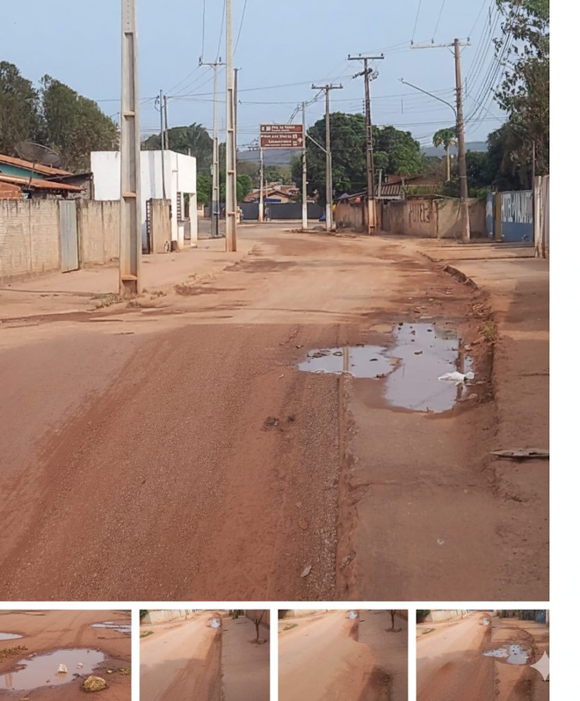 Ex-vereador Tito da Forquilha chama atenção para a situação crítica da Avenida Jorge José Zamar no bairro Monjolo