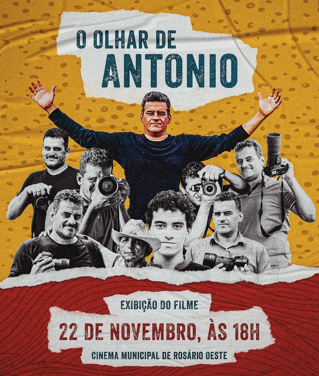 Documentário “O Olhar de Antonio” estréia no próximo dia 22 em Rosário Oeste