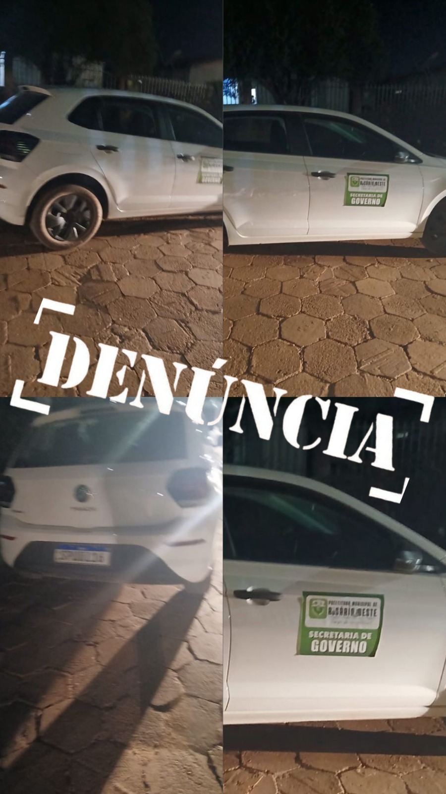 Carro da Secretaria de Governo de Rosário Oeste aparece em bar no domingo e denúncia chega ao Rosário Notícias