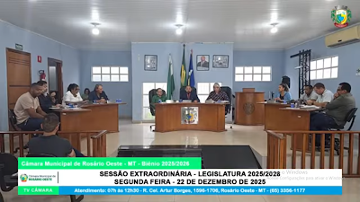 Sessão extraordinária expõe interferência do Executivo e fortalece autonomia da Câmara em debates acalorados entre vereadores sobre projetos em Rosário Oeste