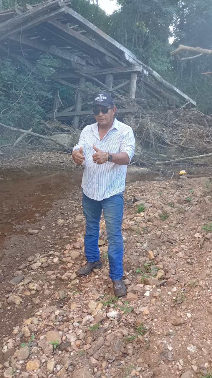 Oito meses depois, ponte do Potreiro segue sem respostas claras e Tito da Forquilha aponta falta de informações e cobra transparência na execução da obra